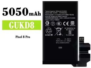 互換 バッテリー GUKD8 対応 Google Pixel 8 Pro