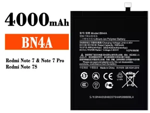 互換 バッテリー BN4A 対応 Xiaomi Redmi Note 7 / Note 7 Pro / Redmi Note 7S