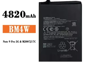 互換 バッテリー BM4W 対応 Xiaomi Note 9 Pro 5G