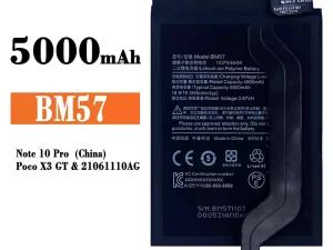 互換 バッテリー BM57 対応 Xiaomi Note 10 Pro / Poco X3 GT