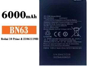 互換 バッテリー BN63 対応 Xiaomi Redmi 10