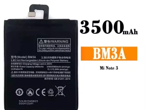 互換 バッテリー BM3A 対応 Xiaomi Mi NOTE 3