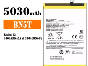 互換 バッテリー BN5T 対応 Xiaomi Redmi 13