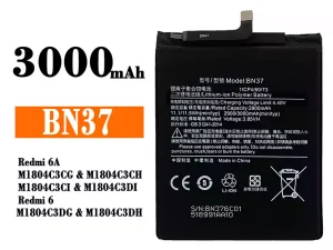 互換 バッテリー BN37 対応 Xiaomi Redmi 6 / Redmi 6A