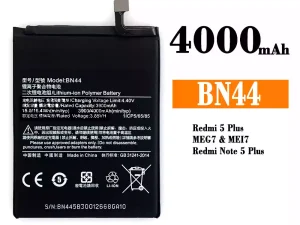 互換 バッテリー BN44 対応 Xiaomi Redmi 5 Plus / Redmi Note 5 Plus