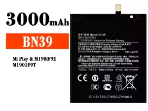 互換 バッテリー BN39 対応 Xiaomi Mi Play