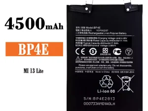 互換 バッテリー BP4E 対応 Xiaomi Mi 13 lite