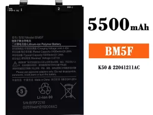 互換 バッテリー BM5F 対応 Xiaomi K50