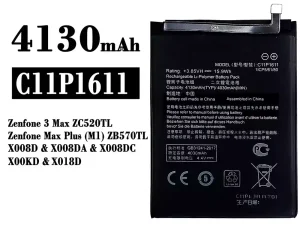 互換 バッテリー C11P1611 対応 Asus Zenfone 3 Max / Zenfone Max Plus(M1)