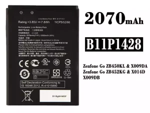 互換 バッテリー B11P1428 対応 Asus Zenfone Go ZB450KL / ZB452KG