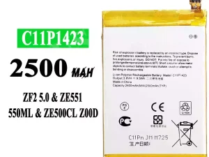 互換 バッテリー C11P1423 対応 Asus Zenfone 2 5.0 / ZE551 / 550ML / ZE500CL / Z00D
