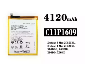 互換 バッテリー C11P1609 対応 Asus Zenfone 3 Max ZC553KL / Zenfone 4 Max ZC520KL