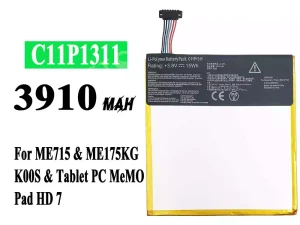 互換 バッテリー C11P1311 対応 Asus Tablet PC MeMO / Pad HD7