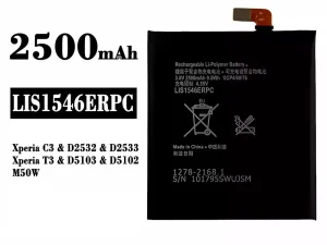 互換 バッテリー LIS1546ERPC 対応 Sony Xperia C3 / Xperia T3