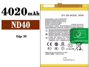互換 バッテリー ND40 対応 Motorola Edge 30
