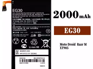 互換 バッテリー EG30 対応 Motorola Droid Razr M