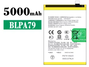 互換 バッテリー BLPA79 対応 OPPO Reno 12F 5G