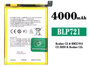 互換 バッテリー BLP721 対応 OPPO Realme C2 / Realme C2s