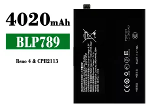 互換 バッテリー BLP789 対応 OPPO Reno 4 5G