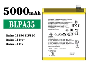 互換 バッテリー BLPA35 対応 OPPO Realme 12 Pro Plus