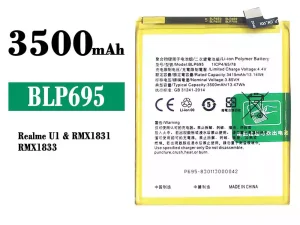 互換 バッテリー BLP695 対応 OPPO Realme U1