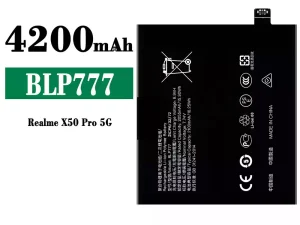 互換 バッテリー BLP777 対応 OPPO Realme X50 Pro