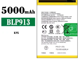 互換 バッテリー BLP913 対応 OPPO K9X
