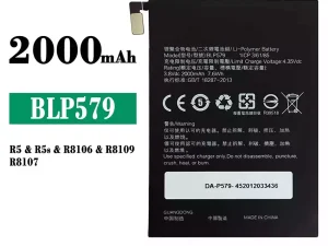 互換 バッテリー BLP579 対応 OPPO R5/R5s