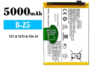 互換 バッテリー B-Z5 対応 VIVO Y27/Y27S/Y36 5G