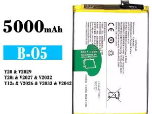 互換 バッテリー B-O5 対応 VIVO Y20 / Y20i / Y12s