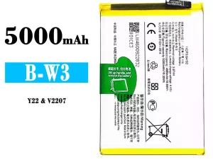 互換 バッテリー B-W3 対応 VIVO Y22
