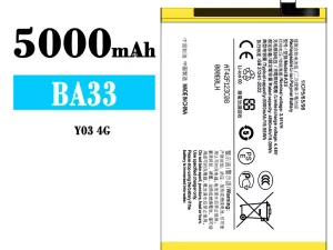 互換 バッテリー BA33 対応 VIVO Y03
