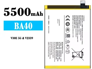 互換 バッテリー BA40 対応 VIVO V30E 5G