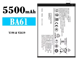 互換 バッテリー BA61 対応 VIVO Y19S