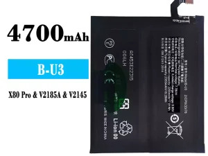 互換 バッテリー B-U3 対応 VIVO X80 Pro