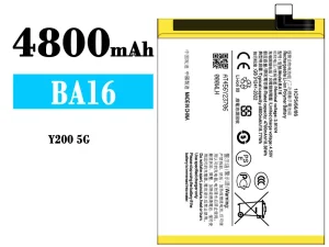 互換 バッテリー BA16 対応 VIVO Y200 5G