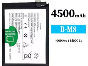 互換 バッテリー B-M8 対応 VIVO iQOO Neo 3/iQOO Z1