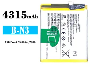 互換 バッテリー B-N3 対応 VIVO X50 Pro