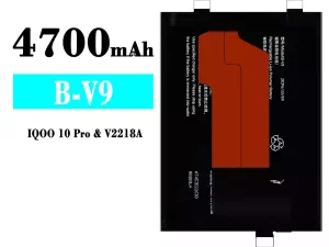 互換 バッテリー B-V9 対応 VIVO IQOO 10 Pro