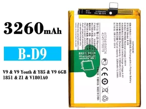 互換 バッテリー B-D9 対応 VIVO V9 / V9 Youth