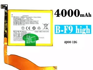 互換 バッテリー B-F9 high 対応 VIVO IQOO 12G