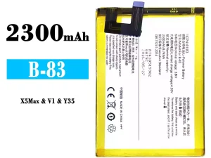 互換 バッテリー B-83 対応 VIVO X5 Max/V1/Y35