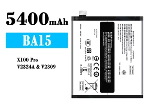 互換 バッテリー BA15 対応 VIVO X100 Pro