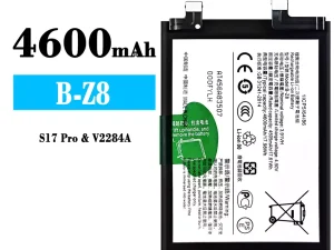 互換 バッテリー B-Z8 対応 VIVO S17 Pro