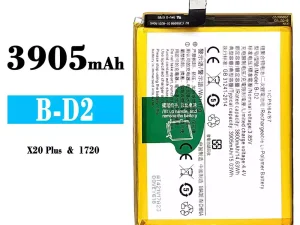 互換 バッテリー B-D2 対応 VIVO X20 plus