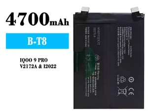 互換 バッテリー B-T8 対応 VIVO IQOO 9 Pro