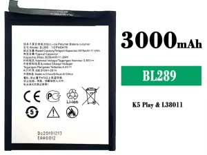 互換 バッテリー BL289 対応 Lenovo K5 play