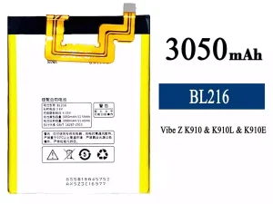 互換 バッテリー BL216 対応 Lenovo VIBE Z K910/K910L/K910E