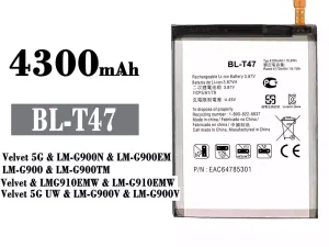 互換 バッテリー BL-T47 対応 LG Velvet 5G