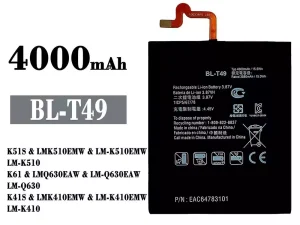 互換 バッテリー BL-T49 対応 LG K51S / K61 / K41S